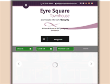 Tablet Screenshot of eyresquaretownhouse.com